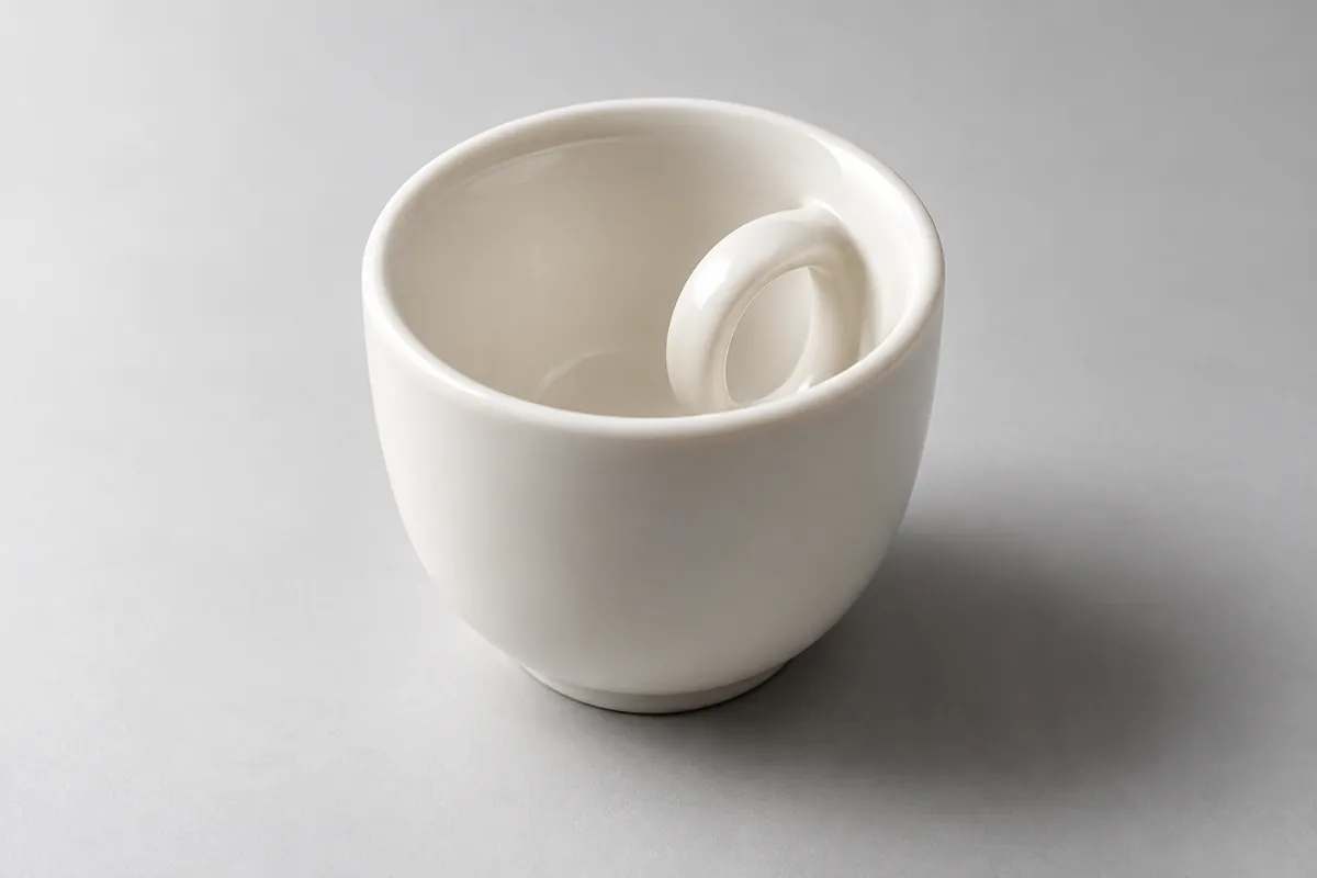 Interior-Handle Espresso Cup